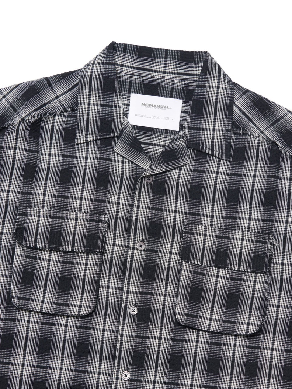 【NOMANUAL】SEERSUCKER CHECK SHIRTS