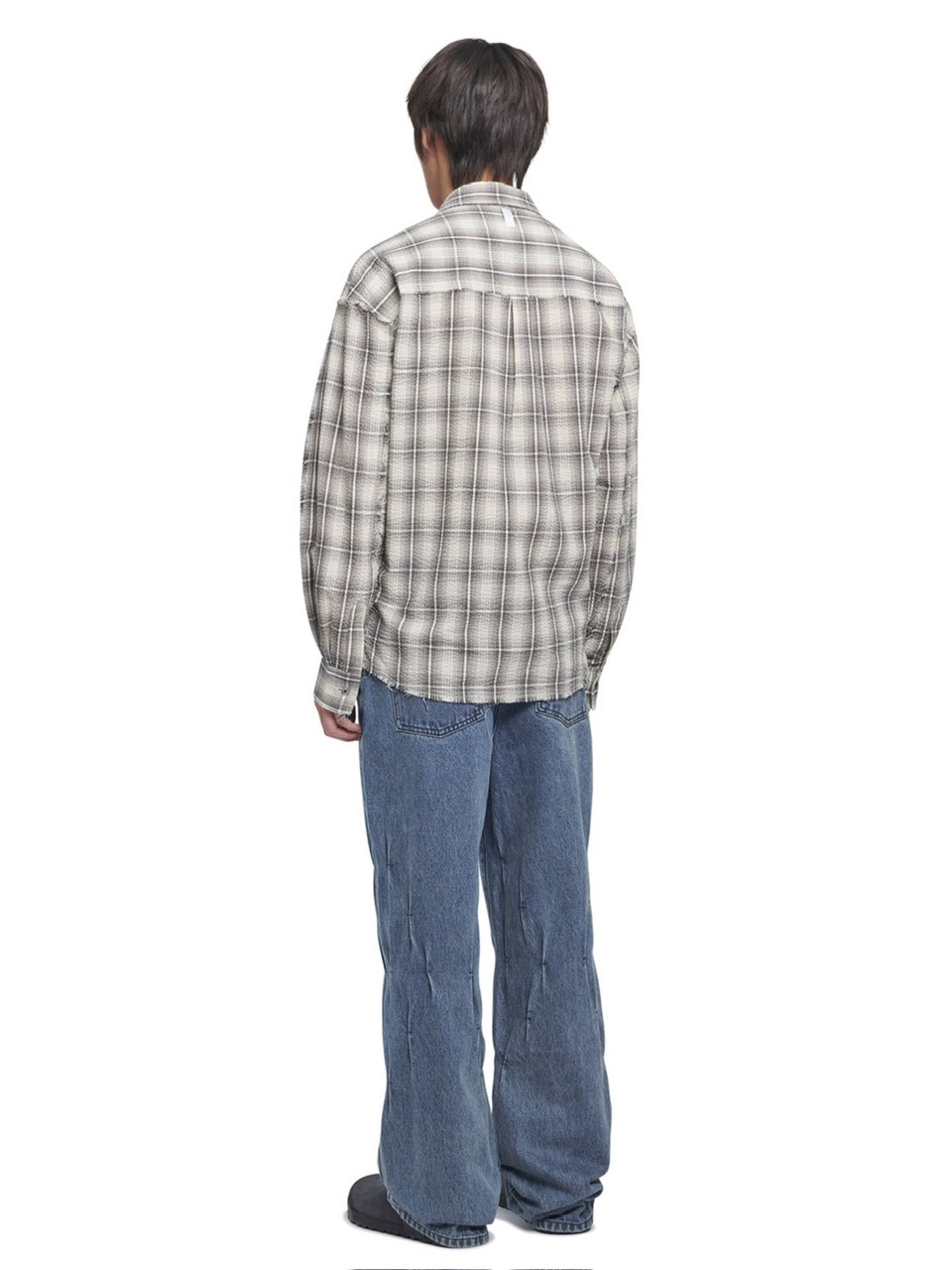 【NOMANUAL】SEERSUCKER CHECK SHIRTS