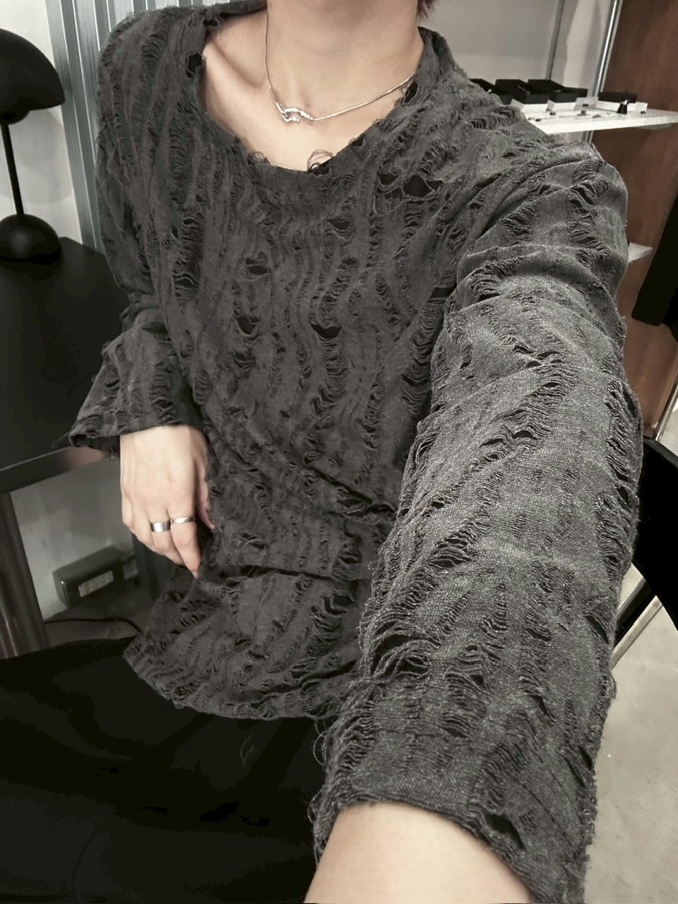 トップス L.G.B. damage long sleeve T-shirt トップス L.G.B. damage long sleeve T-shirt L.G.B. damage