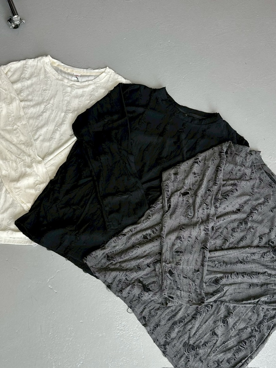 トップス Y's for men damaged long sleeve grunge LUV CODE】damage long sleeve tee (3color) | OUR BRAND,LUV