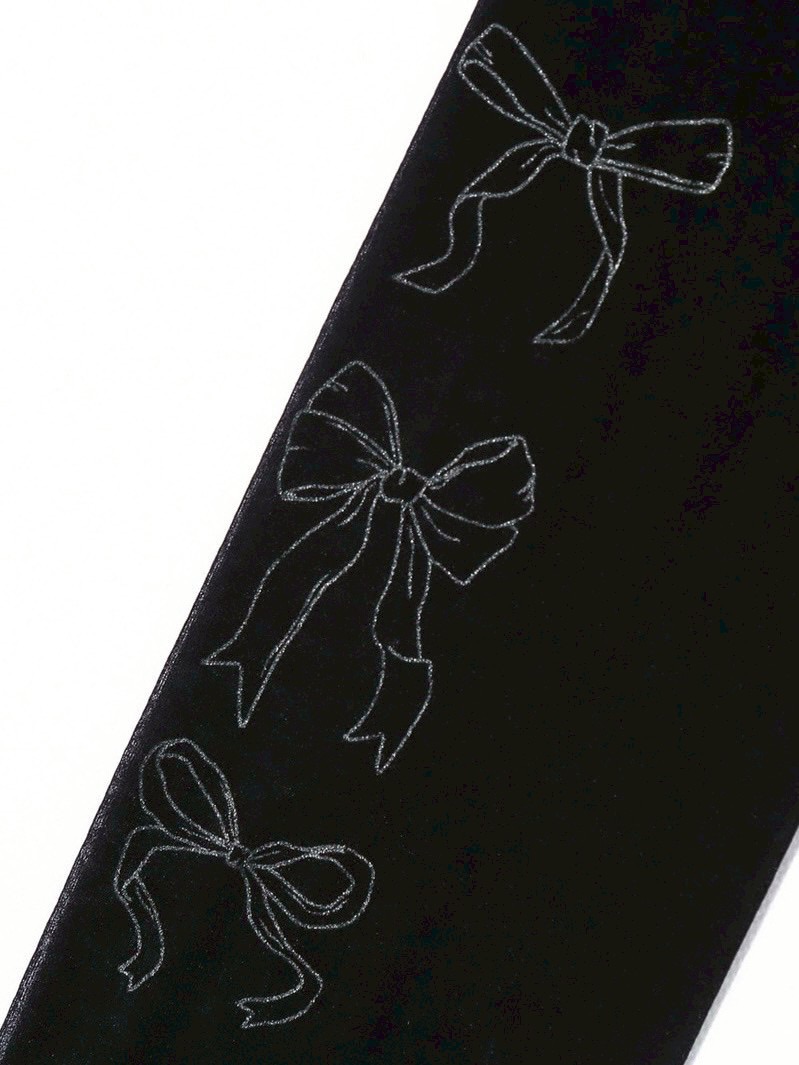 ODDONEOUT】3 RIBBON PRINTED STOCKING | OUR BRAND,ODDONEOUT