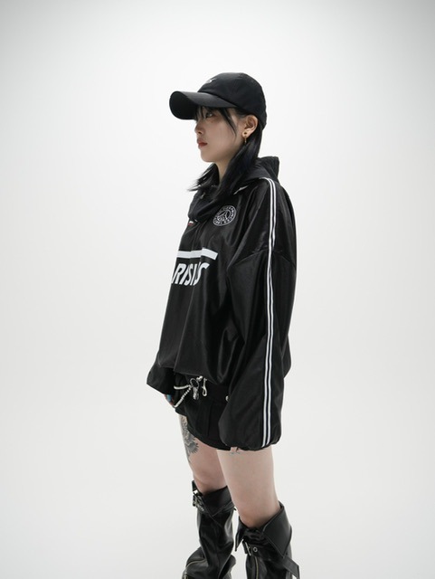 受注制【Never mind the XU】uniform line long sleeve tee