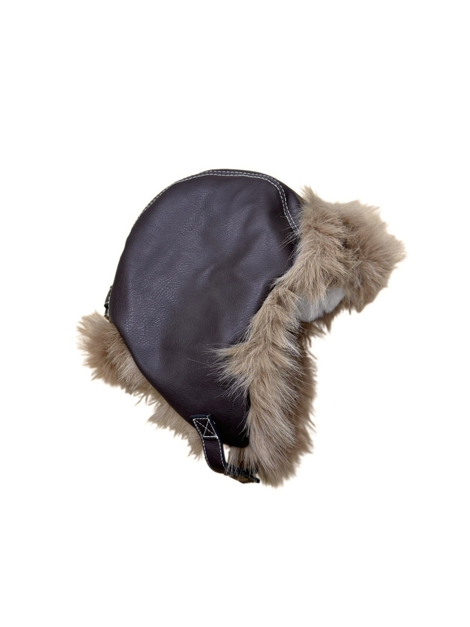 受注制【XU DOG】leather flight cap (2color)