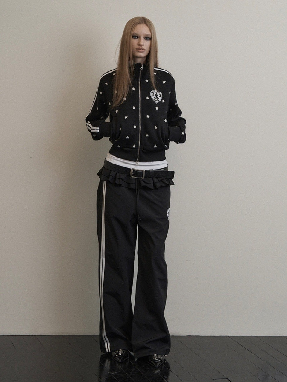 新品✨【Satellite・人工衛星】Sweatshirt Set Up 黒 1200W-57783-Black-0-