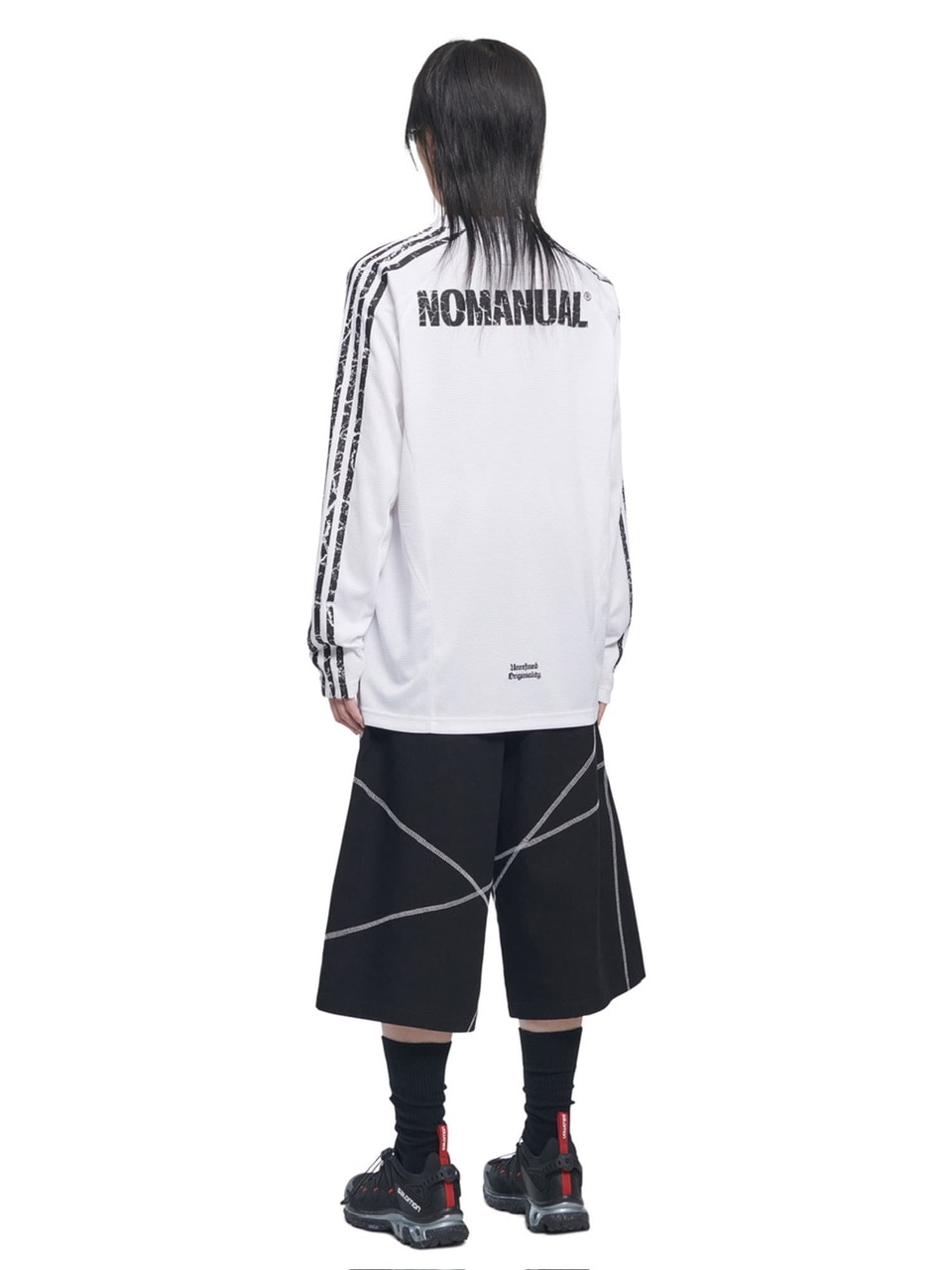 NOMANUAL】CRACKED LINE LONG SLEEVE UNIFORM | OUR BRAND