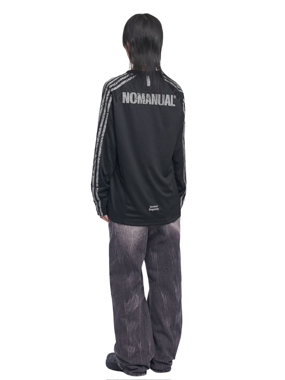 【NOMANUAL】CRACKED LINE 長袖 UNIFORM ★韓国の大人気★ NOMANUAL】CRACKED LINE LONG SLEEVE UNIFORM | OUR BRAND