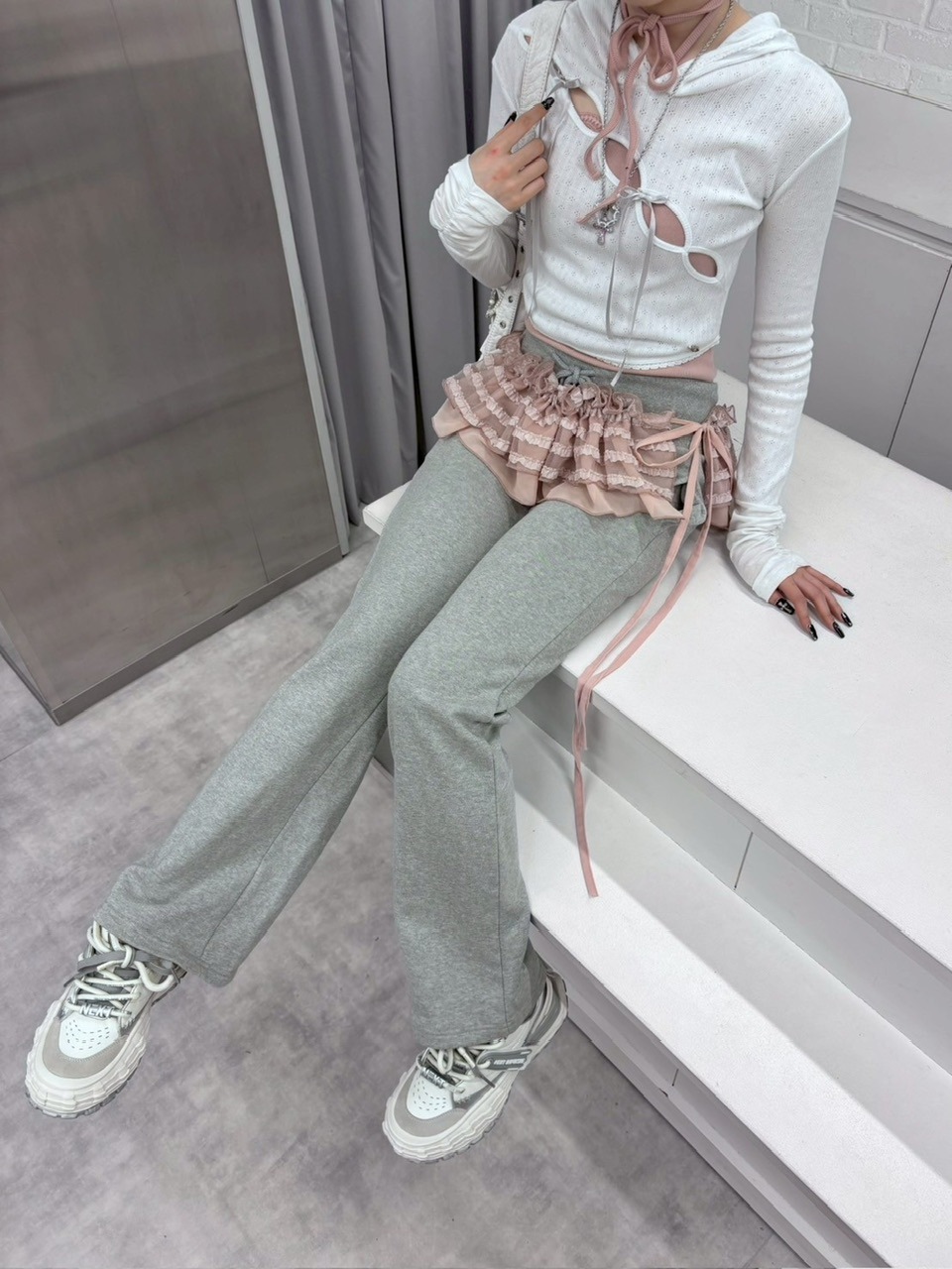 【nmtc +】lace belt (4color)