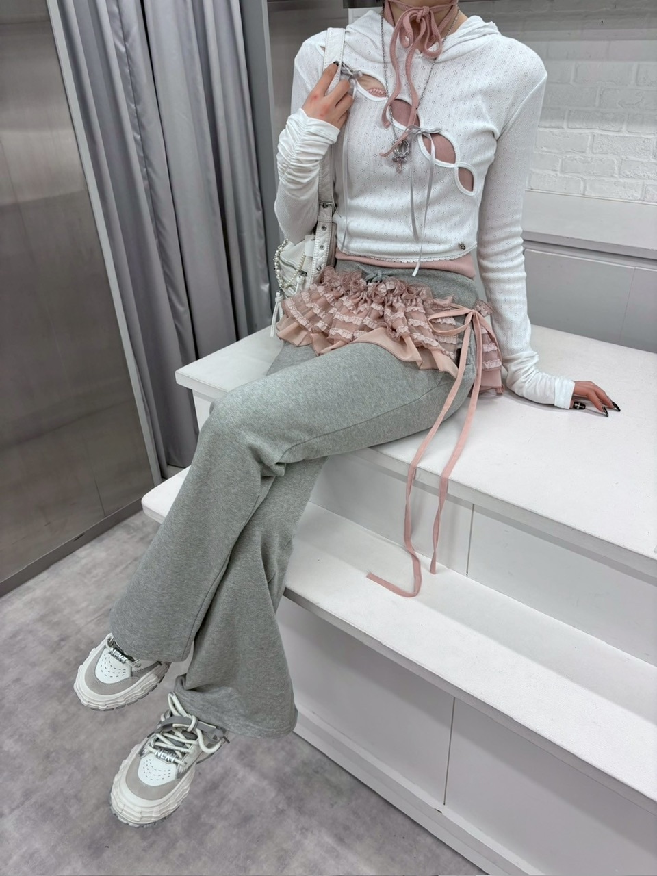 【nmtc +】lace belt (4color)