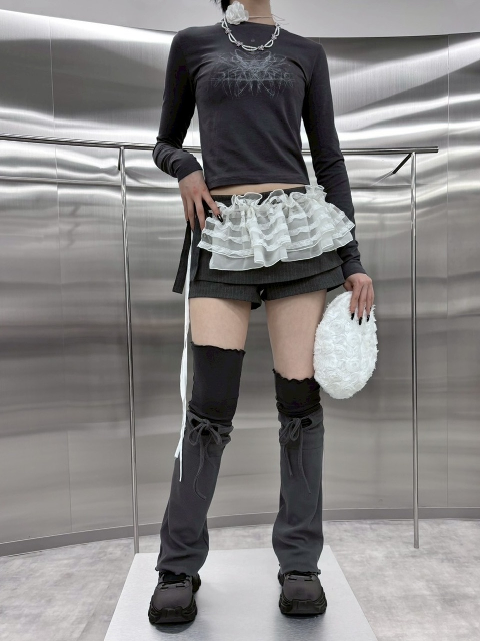 【nmtc +】lace belt (4color)