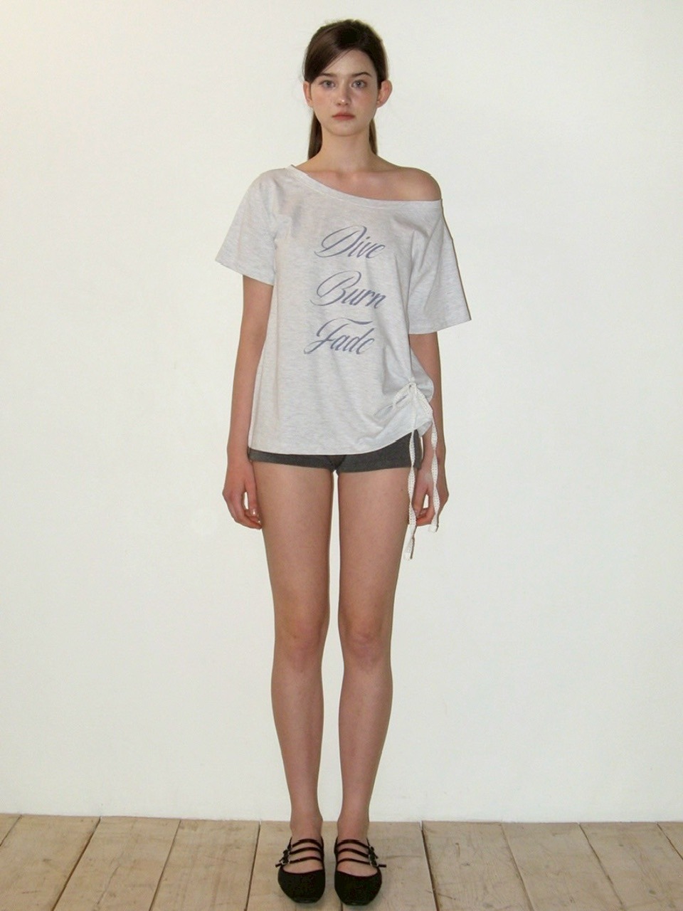 tシャツ 「CRANK」LACE STRING OFF SHOULDER TOP レディース CRANK】LACE STRING OFF SHOULDER TOP | OUR BRAND,CRANK