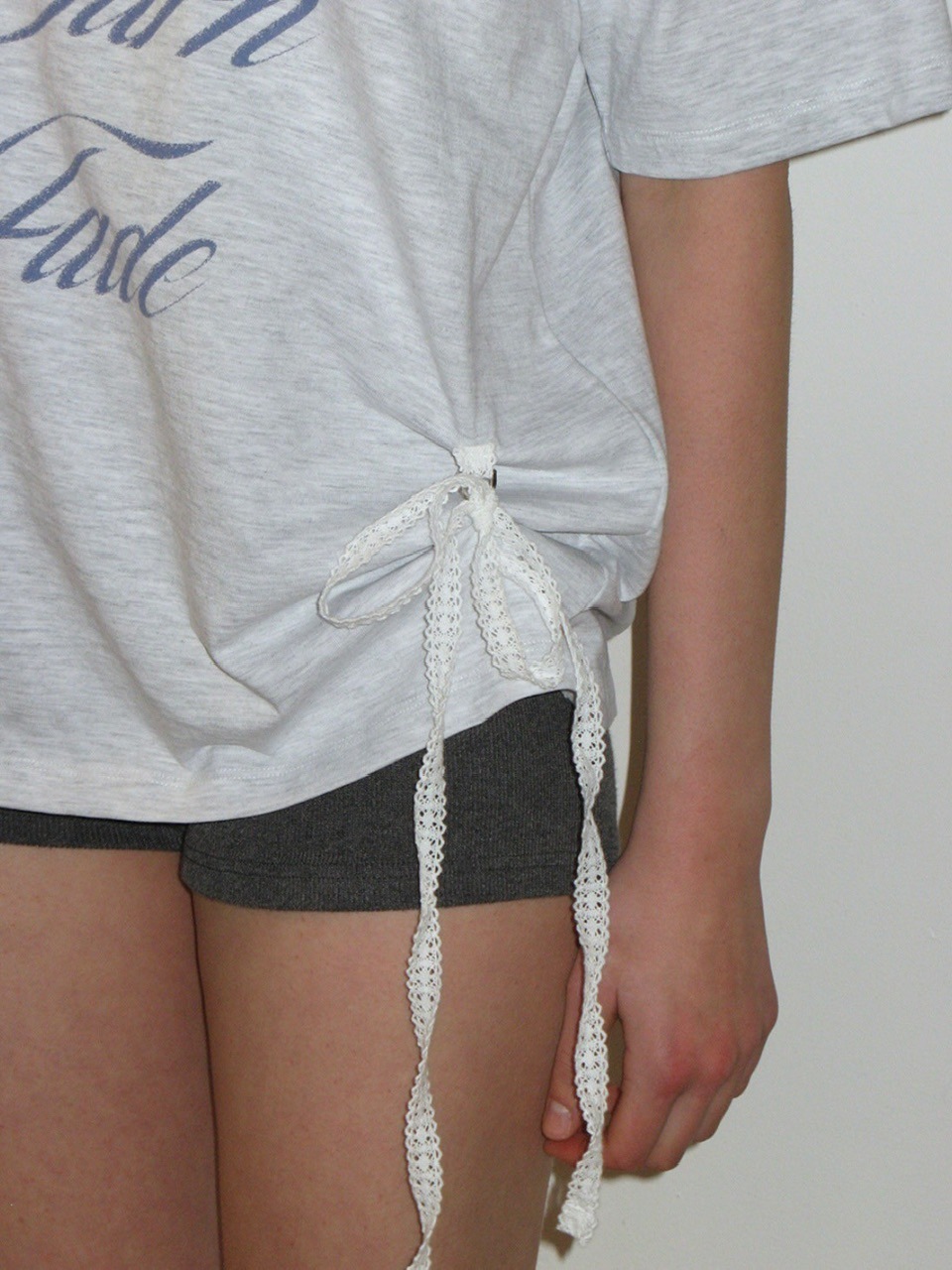 ★CRANK★LACE STRING OFF SHOULDER TOP_WHITE ★正規品/送料込 Release 6/18] LACE STRING OFF SHOULDER TOP_WHITE - CRANK