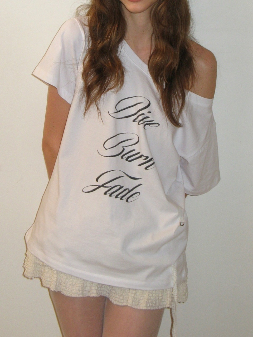 ★CRANK★LACE STRING OFF SHOULDER TOP_WHITE ★正規品/送料込 CRANK】LACE STRING OFF SHOULDER TOP | OUR BRAND,CRANK