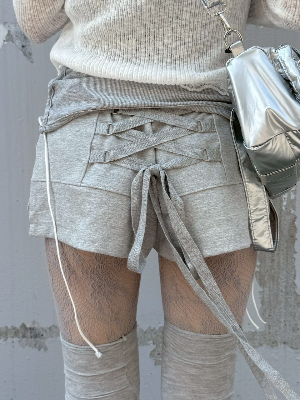 【nmtc +】ribbon shorts / 【エヌエムティーシープラス】リボンショートパンツ (3color)