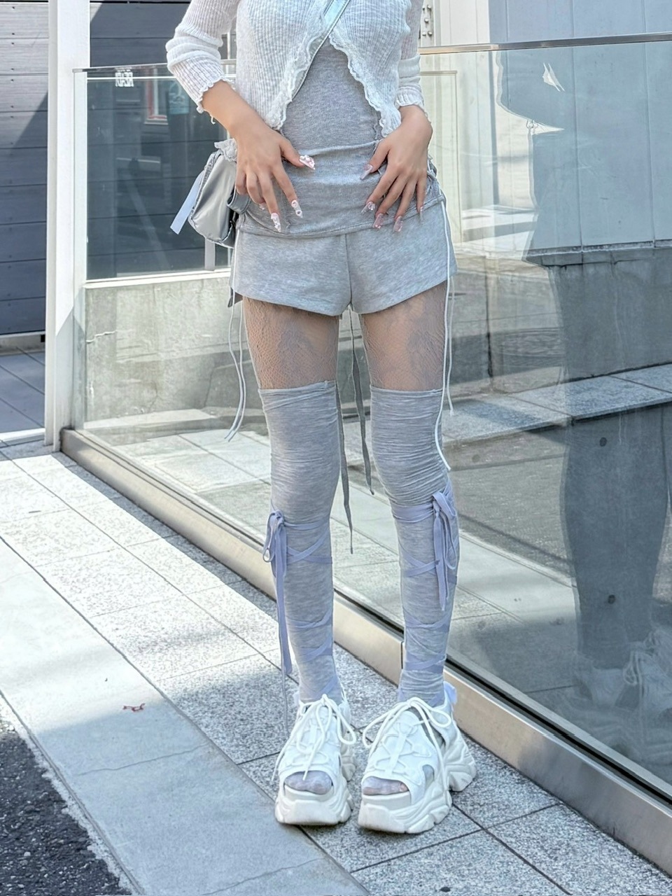 【nmtc +】ribbon shorts / 【エヌエムティーシープラス】リボンショートパンツ (3color)