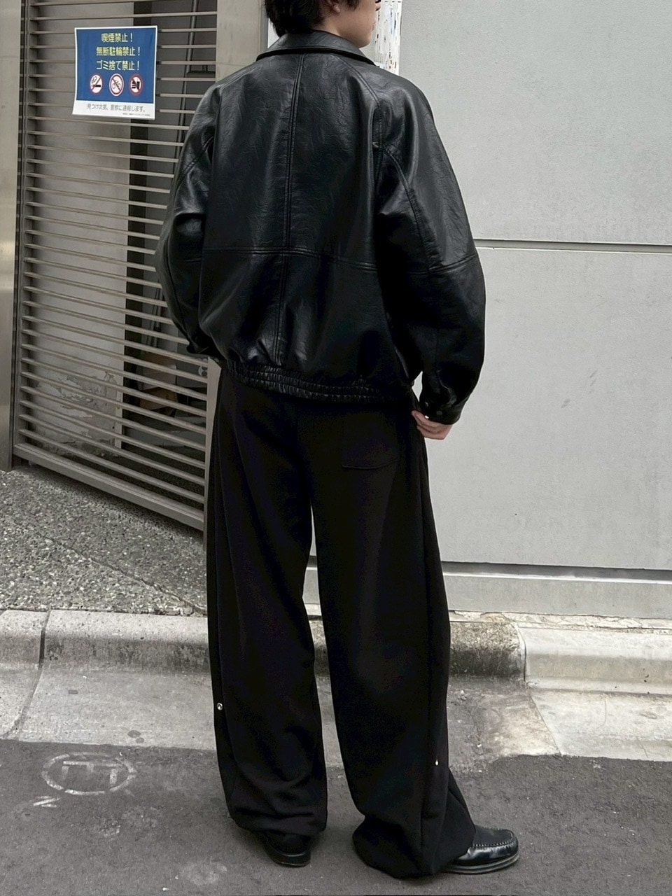 【machatt】トレンチジャケット(極美品) 受注制【Chikashitsu +】bomber synthetic material jacket