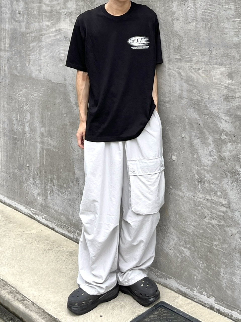カーゴパンツ IONSEOUL Back Pocket Zipper Cargo Pants BBU667 大阪店WEB限定受注制【Chikashitsu +】zip cargo pants | OUR