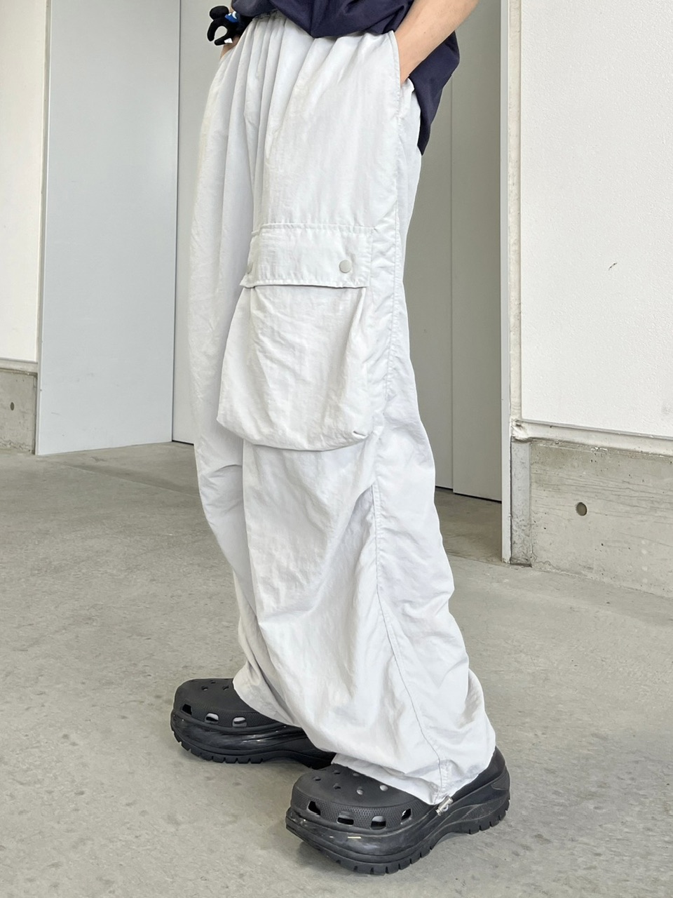 受注制【youll】pocket wide cargo pants (2color) | OUR BRAND,youll