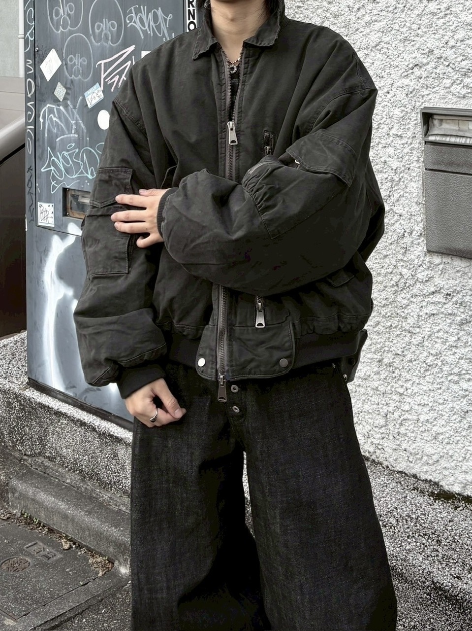 youll】vintage wash MA-1 (2color) | OUR BRAND,youll | PRESSING WEB