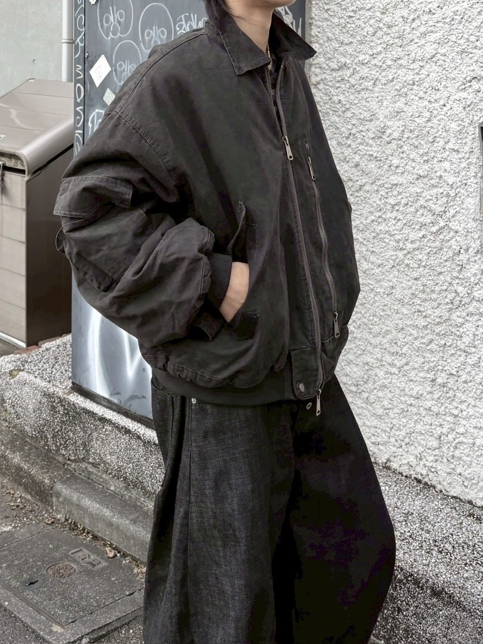 youll】vintage wash MA-1 (2color) | OUR BRAND,youll | PRESSING WEB