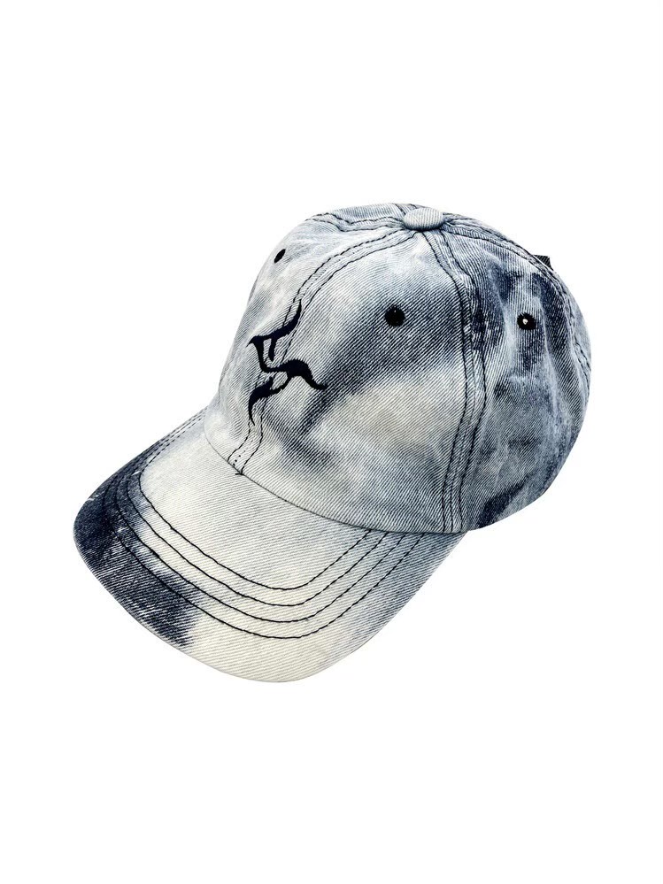 【BLUER】BLR LOGO WASHED DENIM BALL CAP Burberry Embroidered Logo Washed Denim Baseball Cap | Neiman