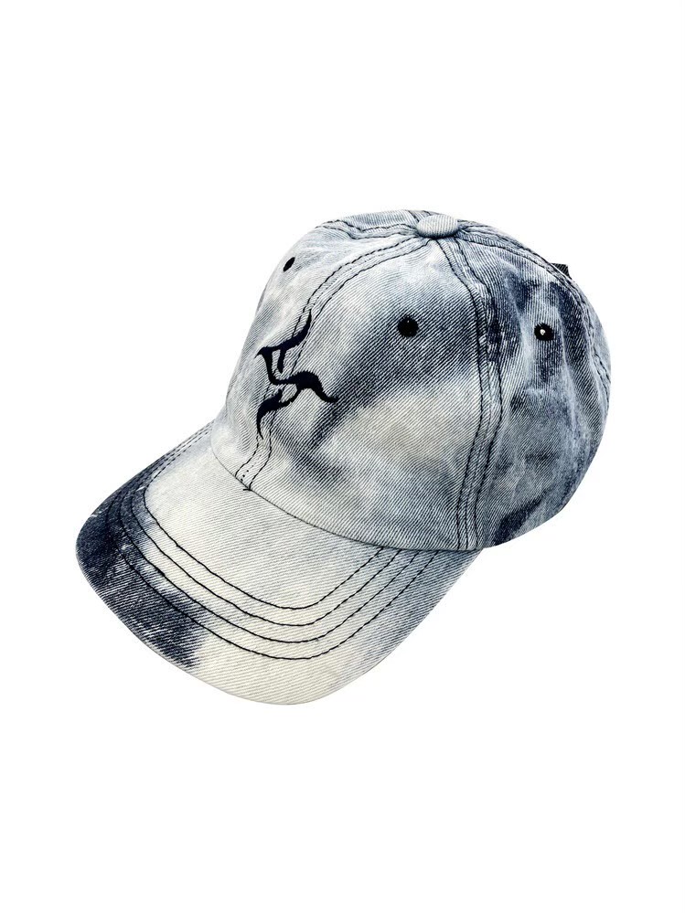 【BLR BLUER】BLR BLEACHED DENIM CAP (BLUE)