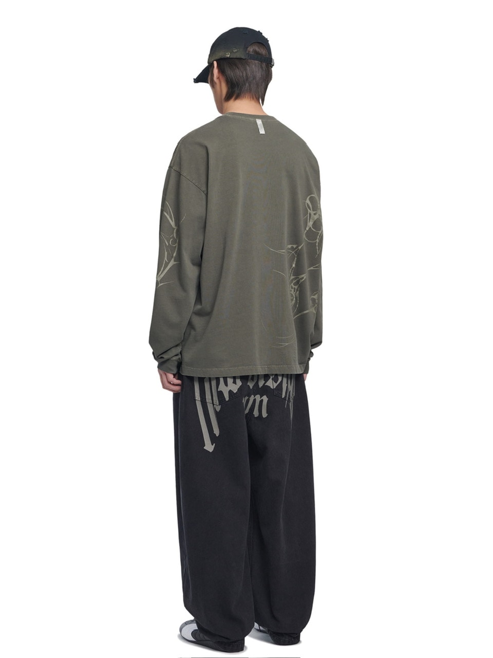 【NOMANUAL】M.P GRAPHIC LONG SLEEVE TEE / 【ノーマニュアル】グラフィックプリント長袖Tシャツ