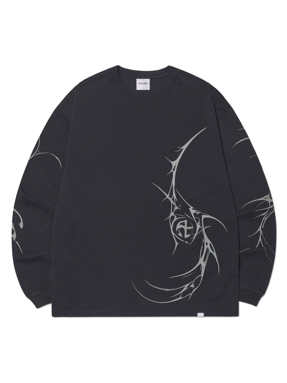 【NOMANUAL】M.P GRAPHIC LONG SLEEVE TEE / 【ノーマニュアル】グラフィックプリント長袖Tシャツ