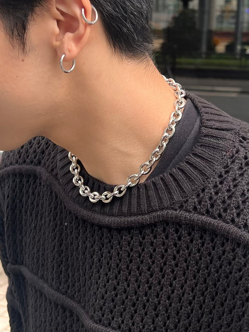 受注制【Chikashitsu +】circle chain necklace | OUR BRAND