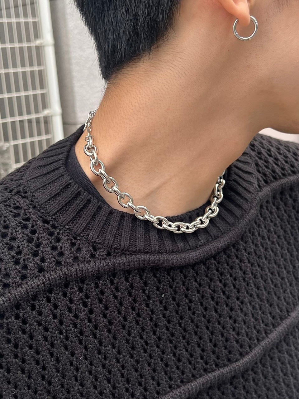 受注制【Chikashitsu +】circle chain necklace | OUR BRAND