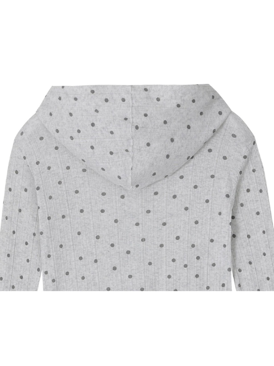 CRANK】DOT FRILL SHEER HOOD CARDIGAN | OUR BRAND,CRANK