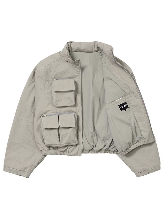 【AJOBYAJO】Cargo Nylon Short Jacket / 【アジョバイアジョ】カーゴナイロンショートジャケット