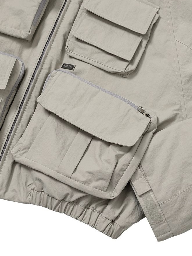 【AJOBYAJO】Cargo Nylon Short Jacket / 【アジョバイアジョ】カーゴナイロンショートジャケット
