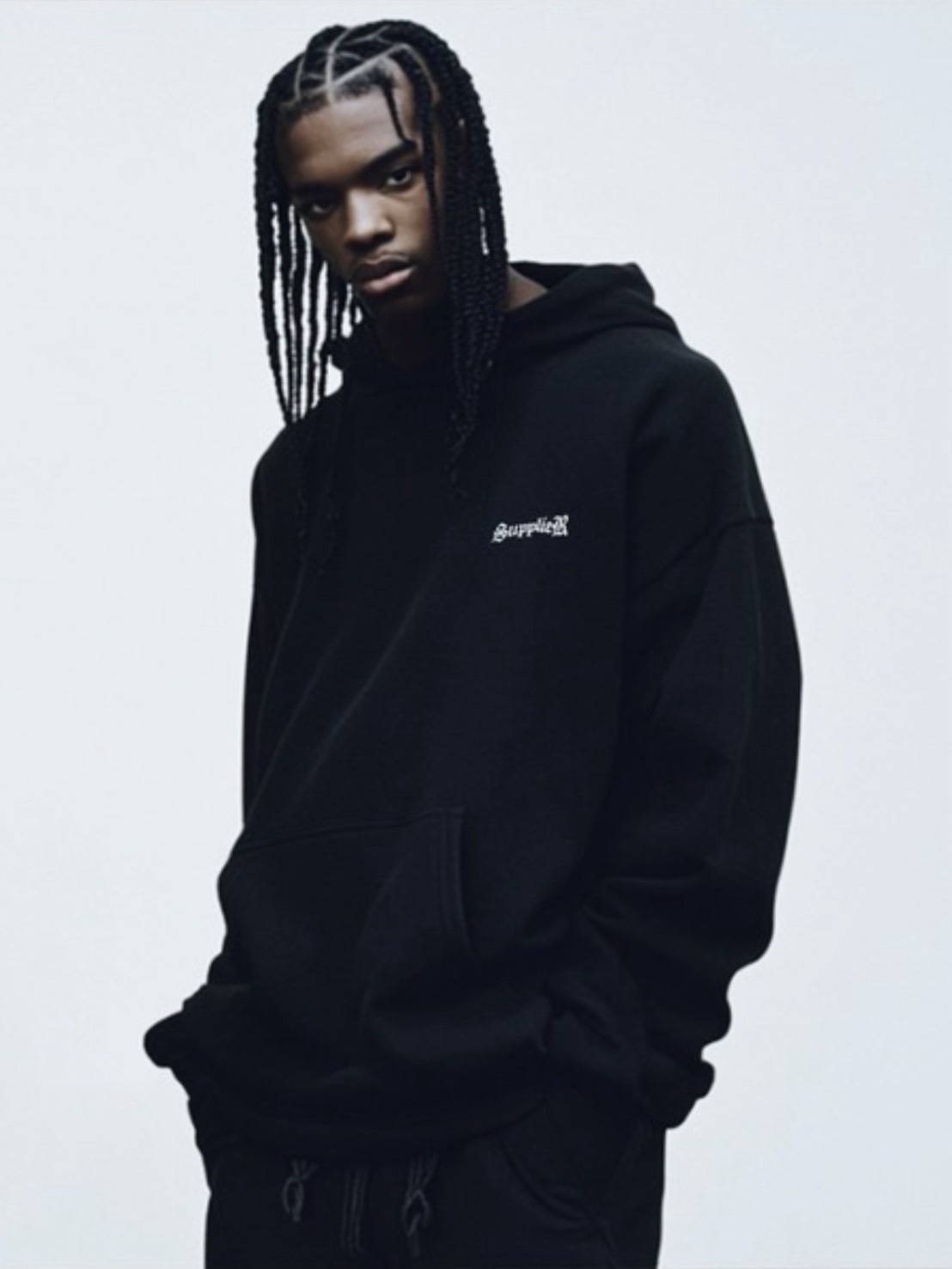 【SUPPLIER】Outline Cross Zip Hoodie / 【サプライヤー】クロスロゴジップアップパーカー