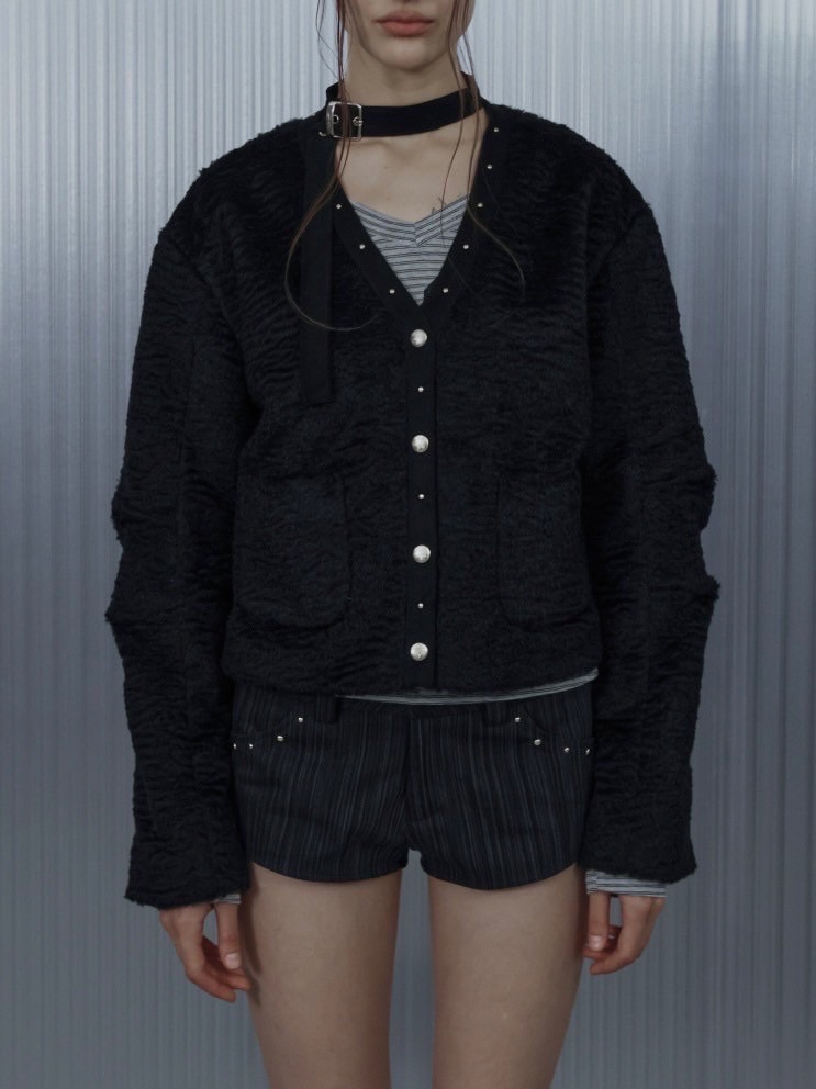 SETUP‐EXE】SHORT CHOKER JACKET / 【セットアップエグゼ】ショート