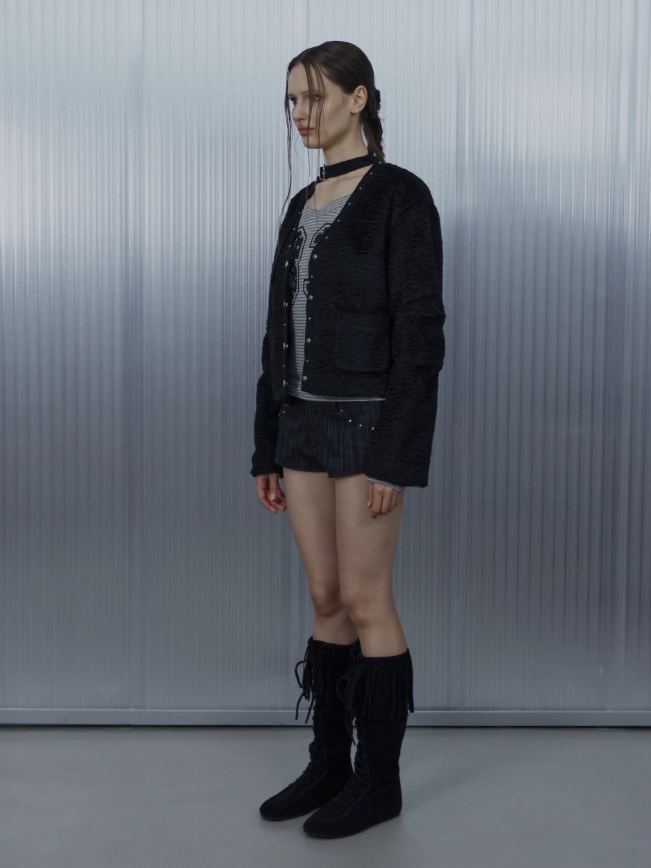 SETUP‐EXE】SHORT CHOKER JACKET / 【セットアップエグゼ】ショート