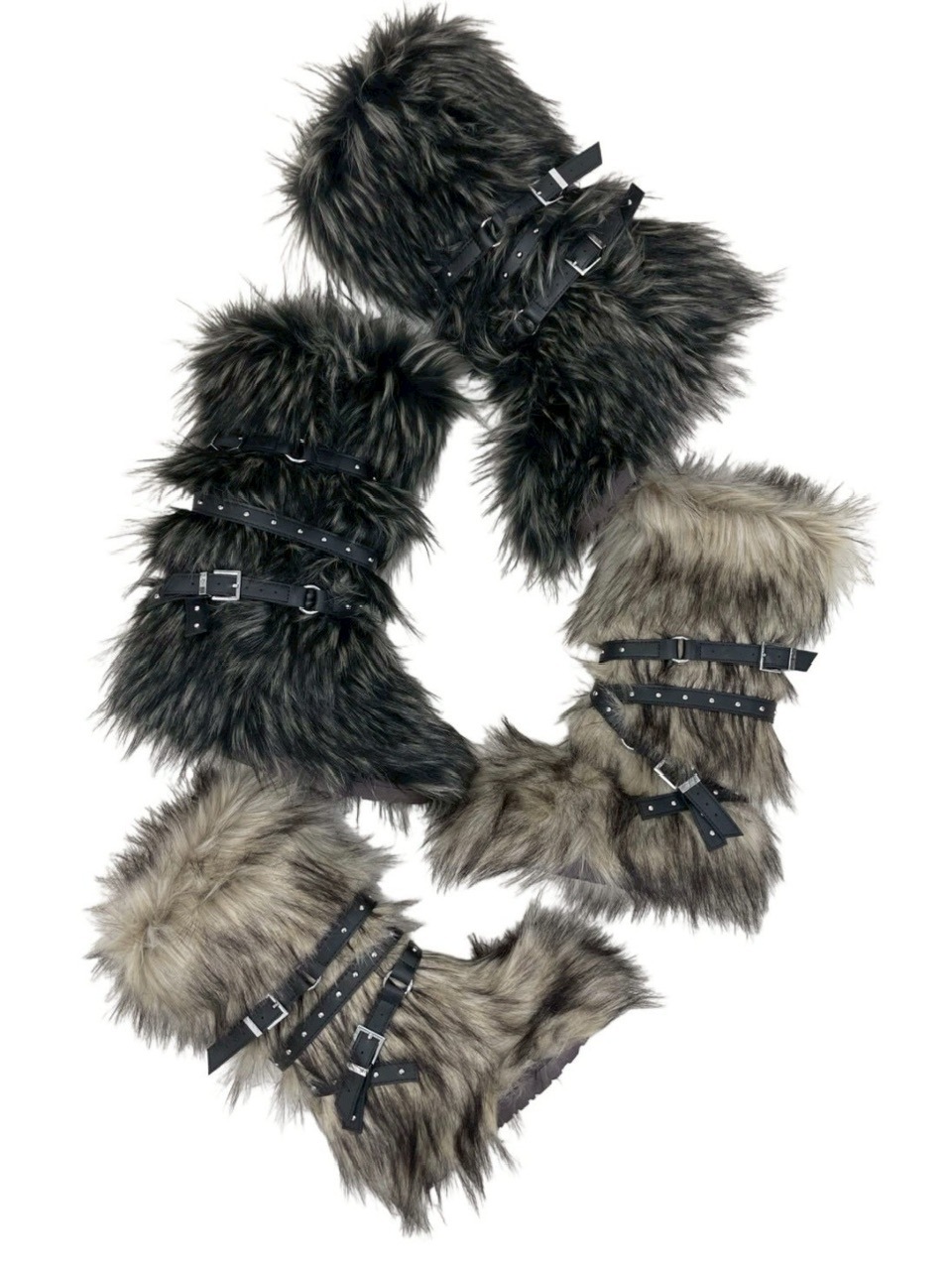 受注制【Never mind the XU】belt fur boots /【エックスユードッグ