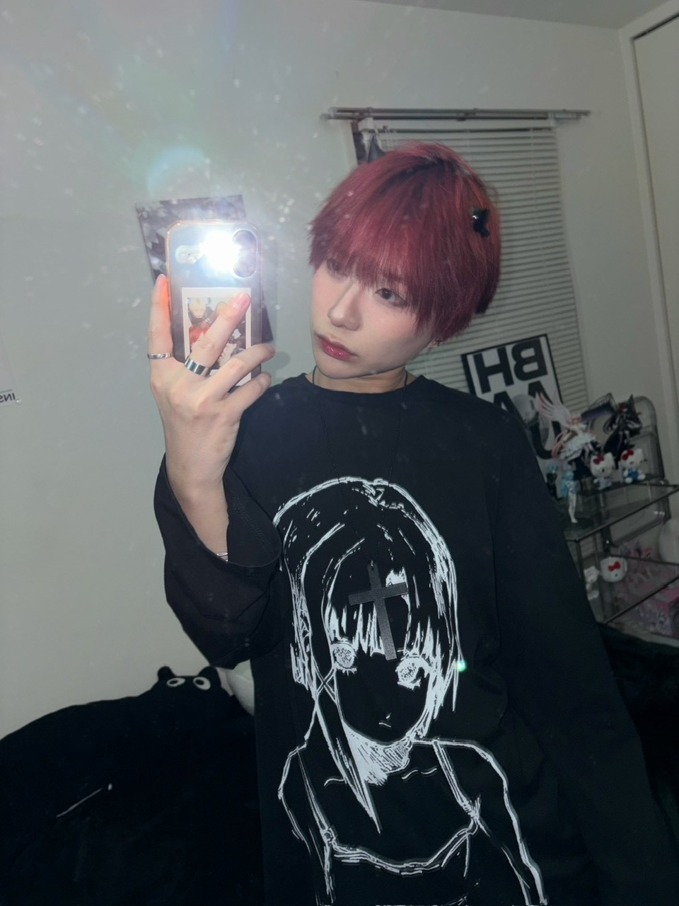 ファッションLOVEページ 受注制【LUV CODE】anime print long sleeve tee (2color) | OUR BRAND