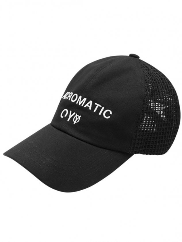 【OY】SLOGAN LOGO MESH CAP