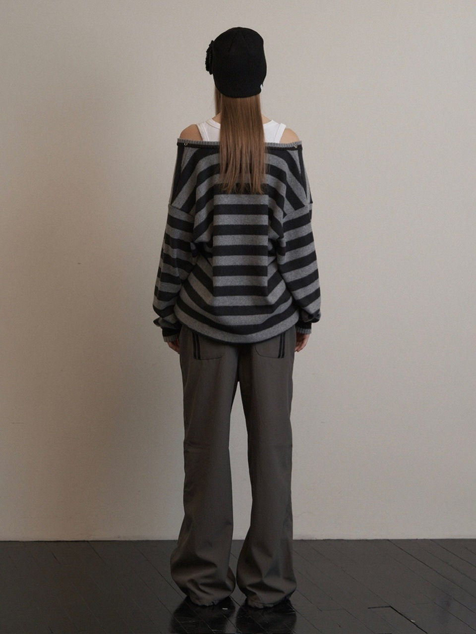 SETUP-EXE】STRIPE V-NECK MTM | OUR BRAND,SETUP-EXE