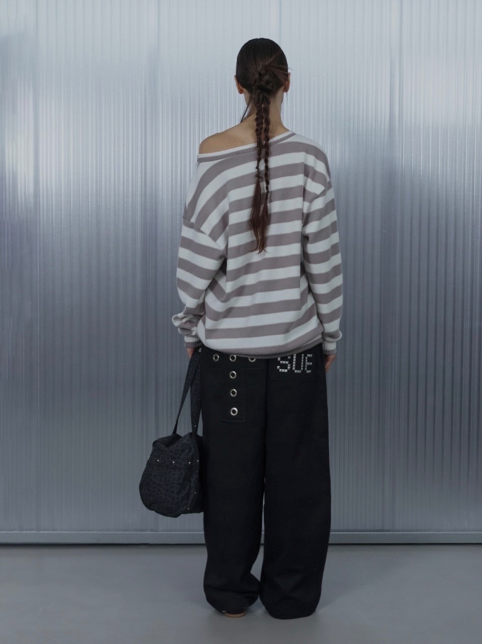 10/11 再入荷【SETUP-EXE】STRIPE V-NECK MTM / 【セットアップ