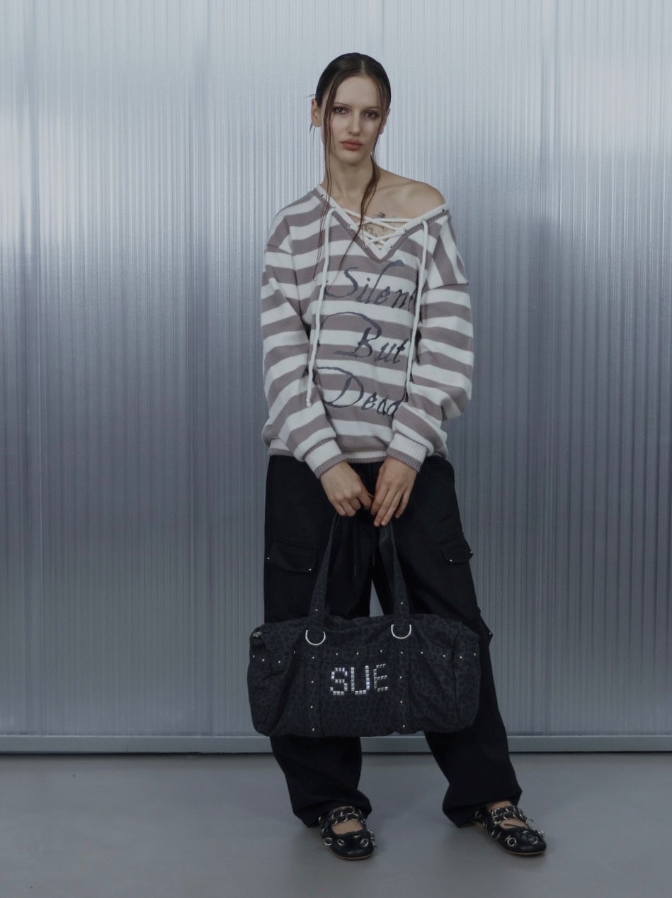 10/11 再入荷【SETUP-EXE】STRIPE V-NECK MTM / 【セットアップエグゼ