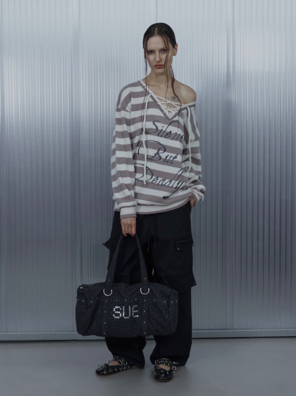 10/11 再入荷【SETUP-EXE】STRIPE V-NECK MTM / 【セットアップ