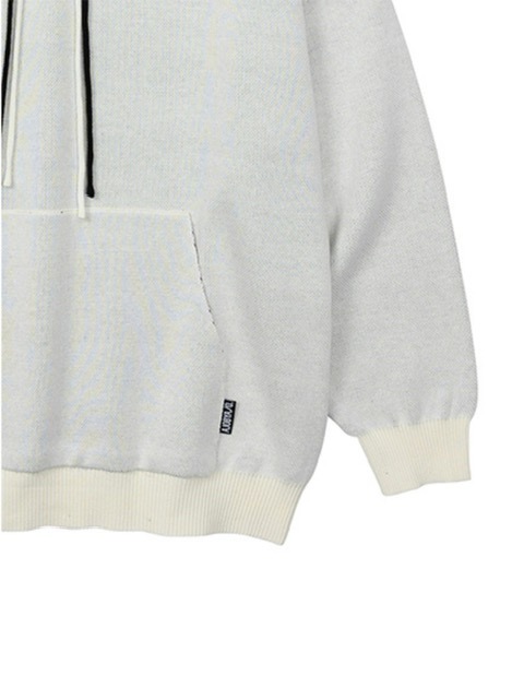 【AJOBYAJO】Crying Boy Cotton Knit Hoodie