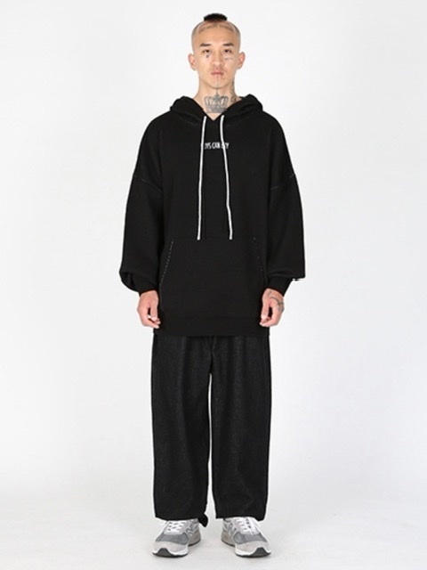 【AJO AJOBYAJO】22FW★ Crying Boy Cotton Knit Hoodie Crying Boy Cotton Knit Hoodie [IVORY] - AJOBYAJO