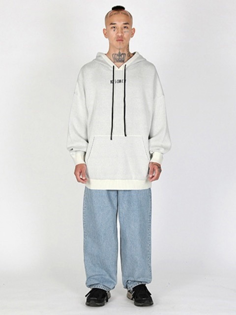 【AJO AJOBYAJO】22FW★ Crying Boy Cotton Knit Hoodie AJOBYAJO】Crying Boy Cotton Knit Hoodie | OUR BRAND,AJOBYAJO