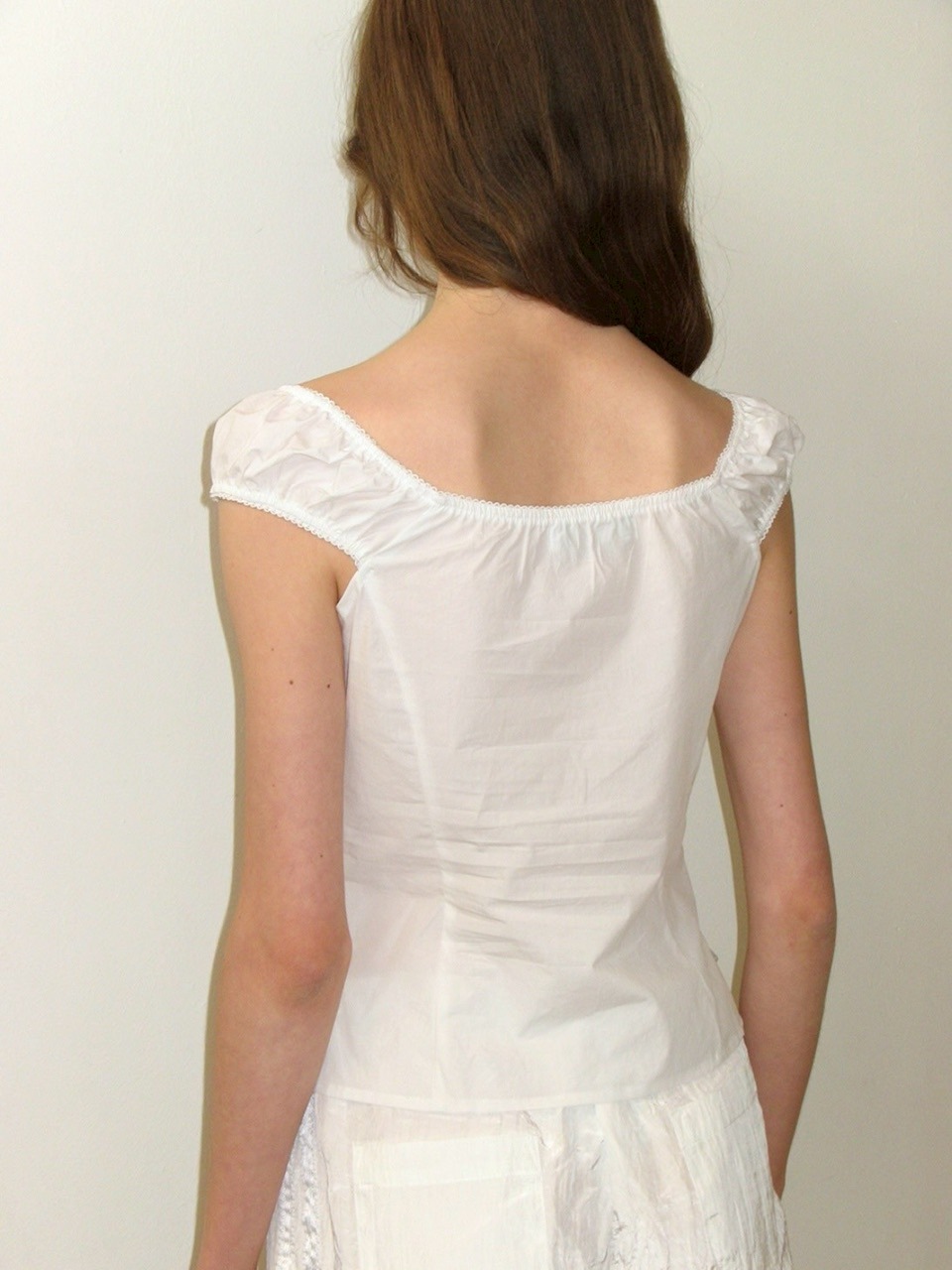 CRANK】LACE SHIRRING BLOUSE | OUR BRAND,CRANK | PRESSING WEB