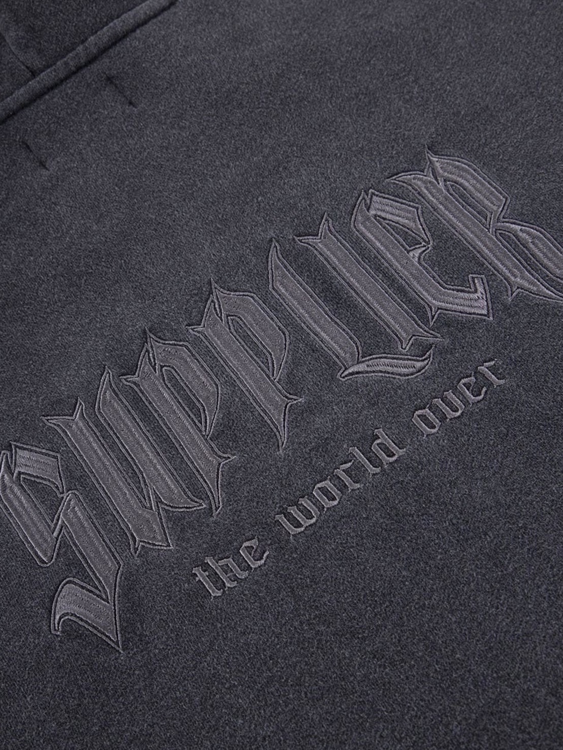 【SUPPLIER】Vintage Wash Pierced Zip Hoodie / 【サプライヤー】ロゴピアスジップアップパーカー