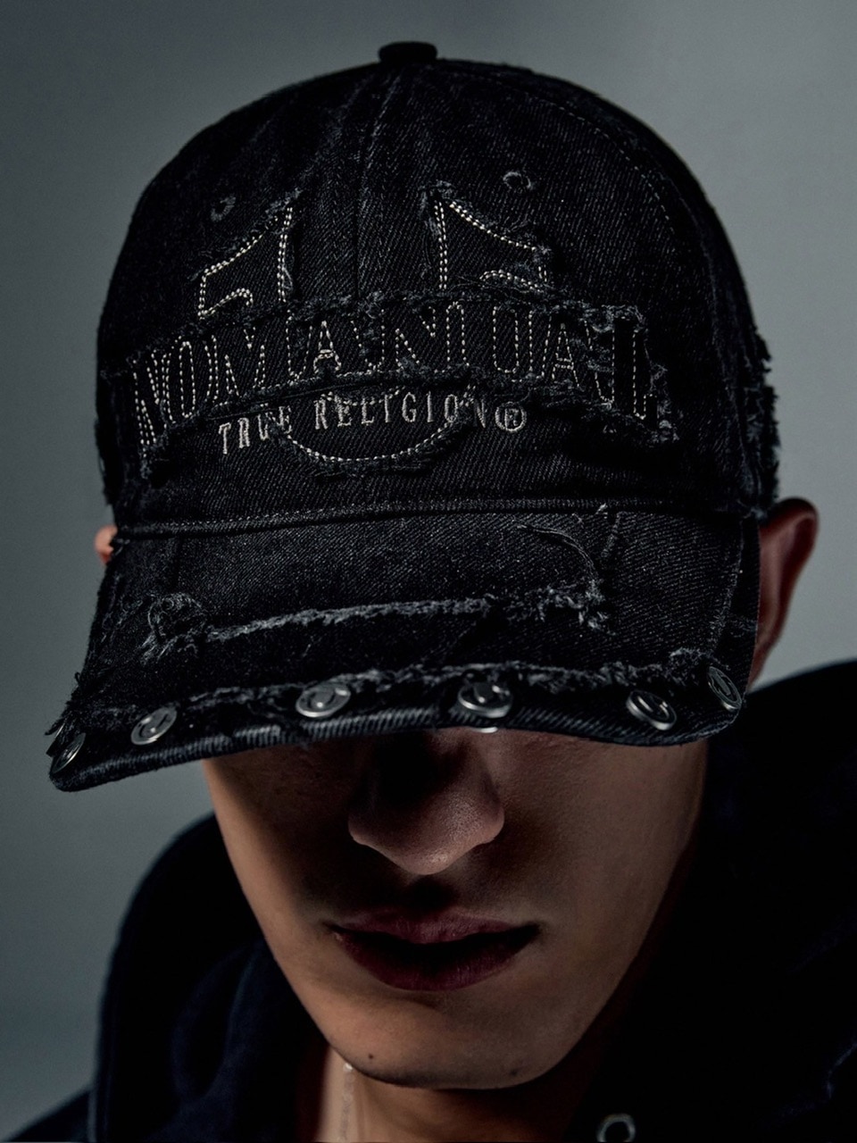 【NOMANUAL】NO RELIGION LOGO PATCHWORK CAP