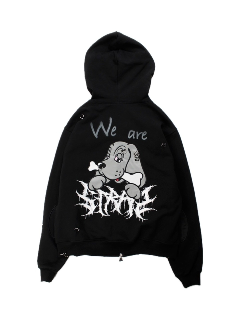 GALFY】バチバチピアスパーカー / 【ガルフィー】バチバチピアス