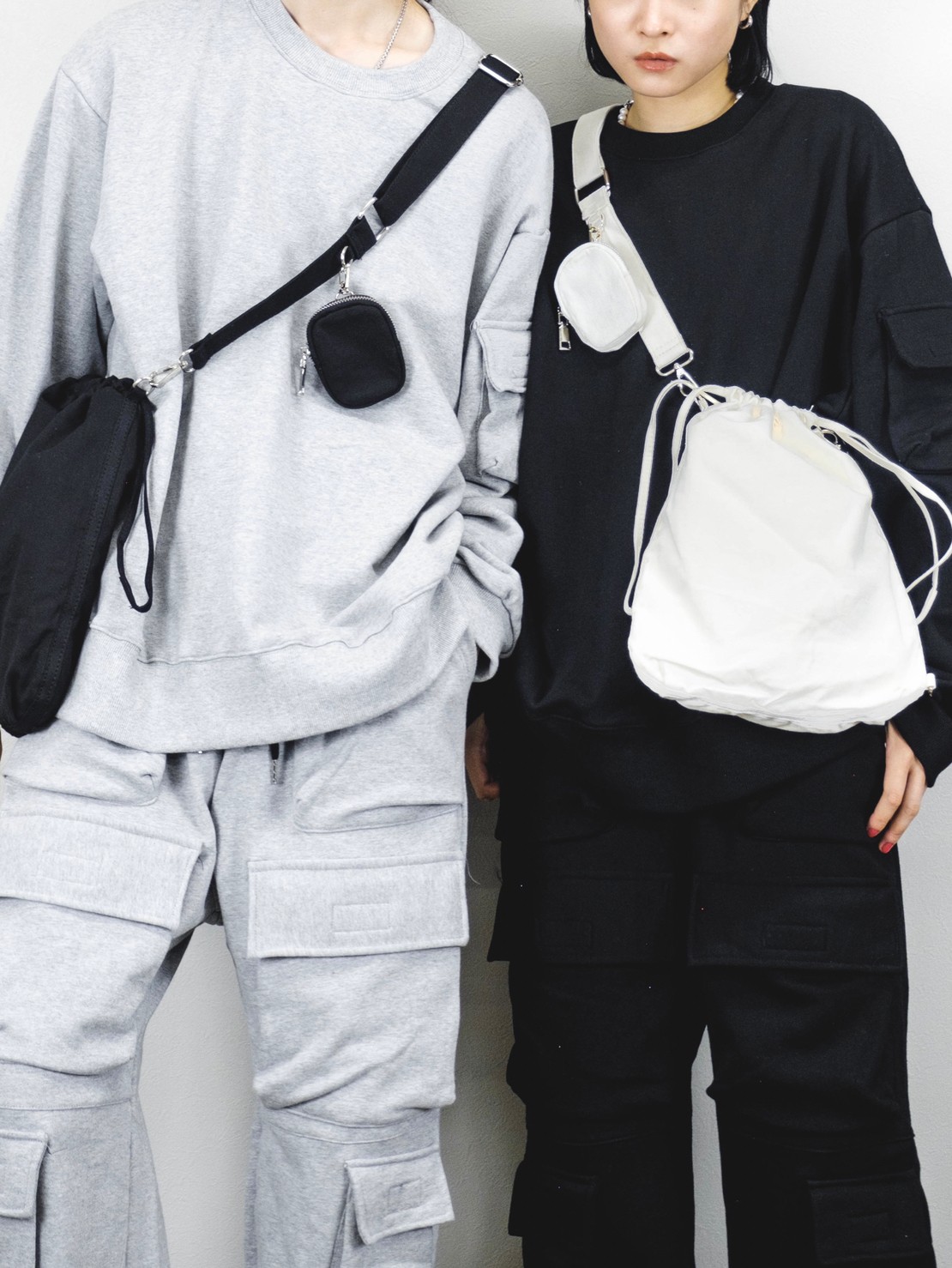 chi出品 受注制【Chikashitsu +】strap shoulder bag (2color) | OUR BRAND